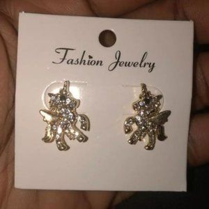 Lovely Korean-style earrings "Unicorns🦄🦄